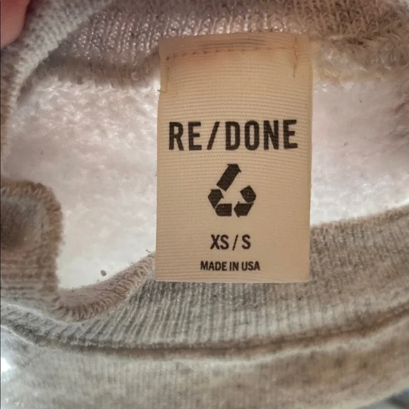 Re/Done Gray Pizza Sweatshirt - Picture 3 of 6